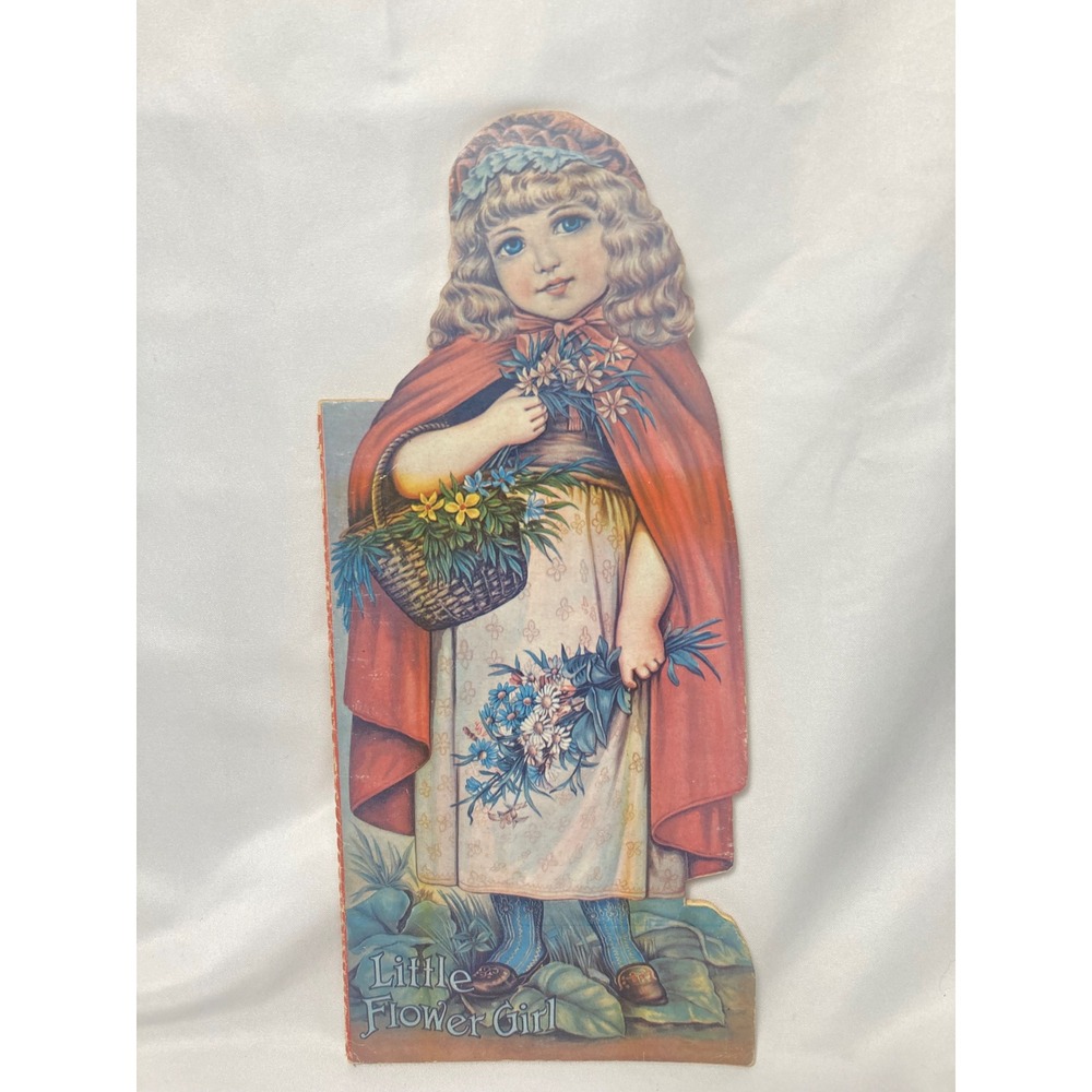Vintage Little Flower Girl Die-Cut Book – Merrimack Publishing 1764-S Hong Kong - Picture 2 of 7